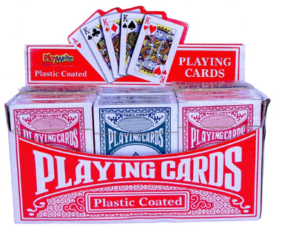 Playwrite Classic Pocket Spielkarten Blau Rot Box Pack Poker Spiel Deck Spiel