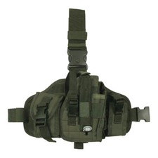 Étui tactique MOLLE System Leg Pistolet 2 pochettes étui paintball vert olive