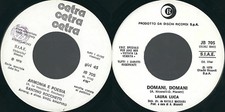 45 GIRI     SANTINO ROCCHETTI / LAURA LUCA ‎– ARMONIA E POESIA // DOMANI, DOMANI