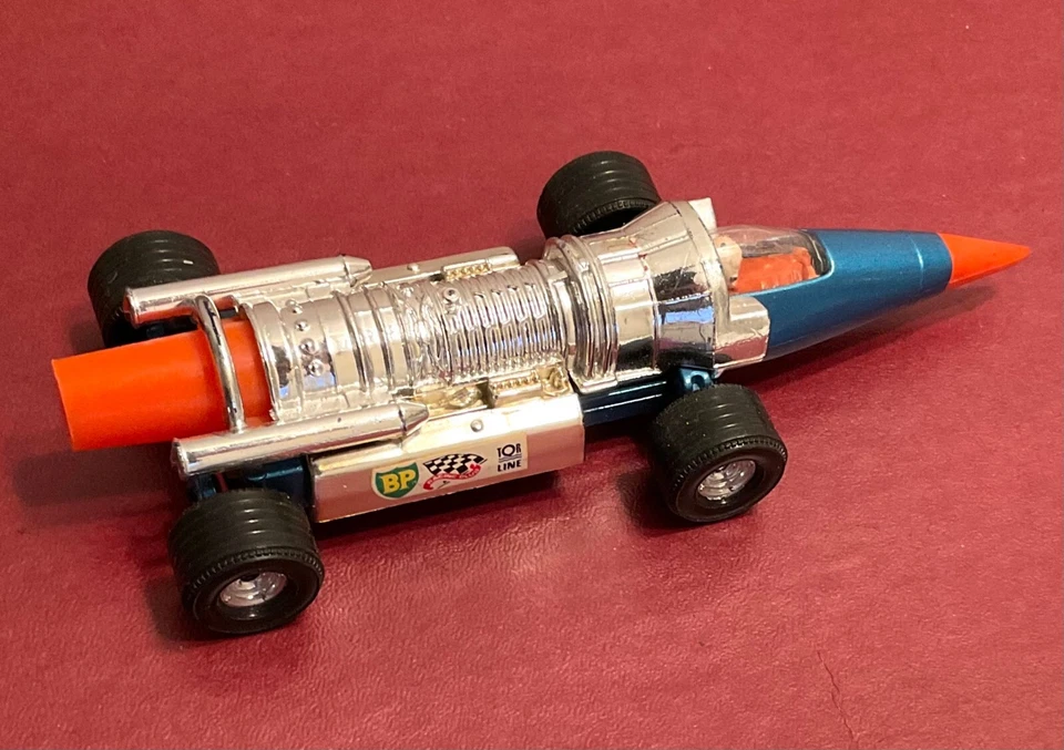 CORGI 玩具 WHIZZWHEELS 英格兰 1973 169 银 STREAK 瑞典 DRAGSTER Firestone — 第 2/4 张图片
