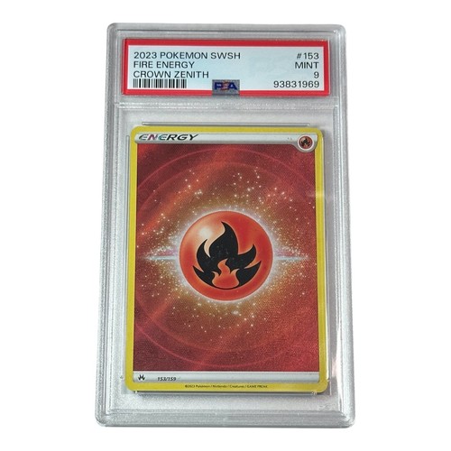 Fire Energy graded PSA 9 for sale on eBay
