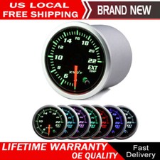 2" 52mm Auto Car LED Exhaust Gas Temperature Temp EGT Gauge Meter 7 Color