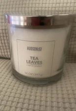 Hudson 43 NEW 14 OZ Tea Leaves Scent 3-Wick Candle Home Decor