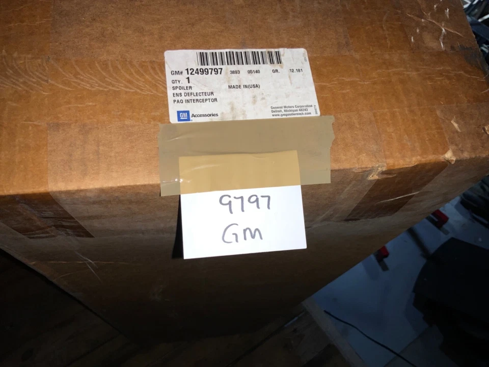 2005-2010 Chevrolet Cobalt Coupe Rear Spoiler 12499797 OEM Foto 2 de 4