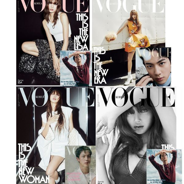 VOGUE KOREA BLACKPINK 5点セット VOGUE KOREA BLACKPINK 5点セット Pre-Order] ROSE (of