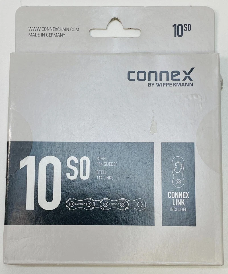 new Wipperman Connex 10s0 10-Speed CHAIN Shimano SRAM Silver - Image 2 of 4