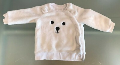 H&M Jungen Pullover Größe 4-6 Monate Baby Kleinkinder weiß