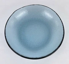 Fire & Light Recycled Glass 9" Pasta Bowl Larkspur #2