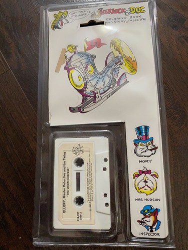 Vintage Sherlock & Doc Cassettes + Coloring Book Story The Real Mother Goose - Picture 3 of 5