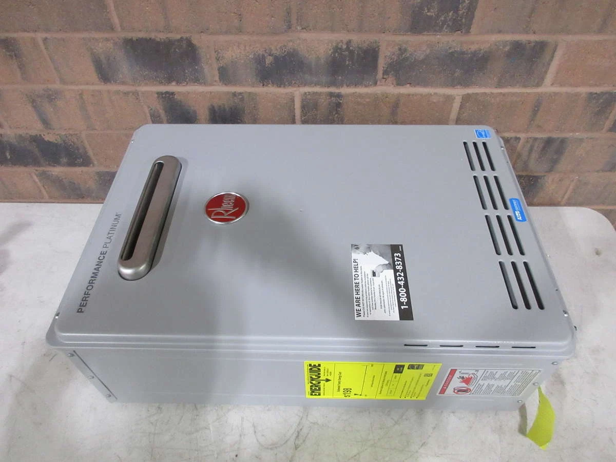 Rheem ECOH200XLN-2 199,900 BTU Natural Gas Outdoor Tankless Water Heater |  eBay