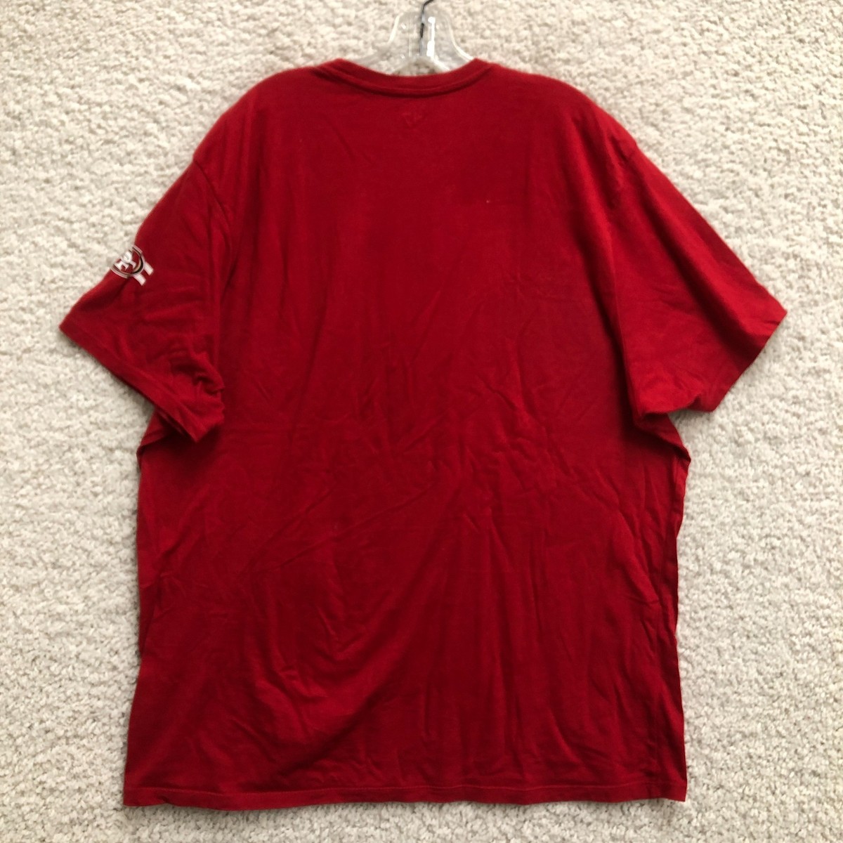 San Francisco 49ers '47 Shirt 2XL Adult Red NFL Graphic Short