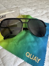 Quay Black Women s Sunglasses With Cleaning Cloth Case