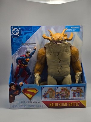 DC Comics Superman 6'' Action Figure Superman Vs. 12'' Kaiju Slime Showdown Battle