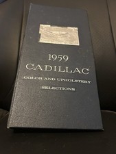 Cadillac 1959 Paint And Upholstery Showroom Album 316 2026