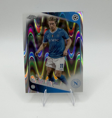 Topps Chrome UEFA Champions League 2024 Kevin De Bruyne SSC Napoli #200 Hologram