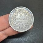 France - Monnaie 5 Francs Hercules 1870-A Argent VF+ / F+ [MFR238]