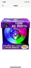 Mr. Predicto Magic Fortune Telling Talking  crystal  Ball Toy Lights Up Talks