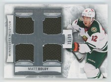 2022-23 UD The Cup Foundations Quad Jersey Matt Boldy RC 75/99 #F-MB