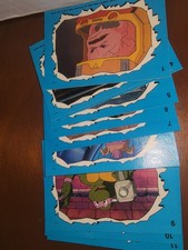 1990 Teenage Mutant Ninja Turtles Sticker Set Complete 1–11 – TMNT – Vintage Lot