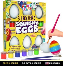 DIY Easter Egg Painting Kit - Squishy Arts  Crafts for Kids