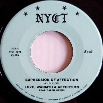 Love, Warmth & Affection Feat. Ralph Weeks - Expression Of Affection / Talking '