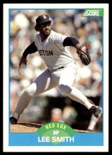 1989 Score Lee Smith Boston Red Sox #150