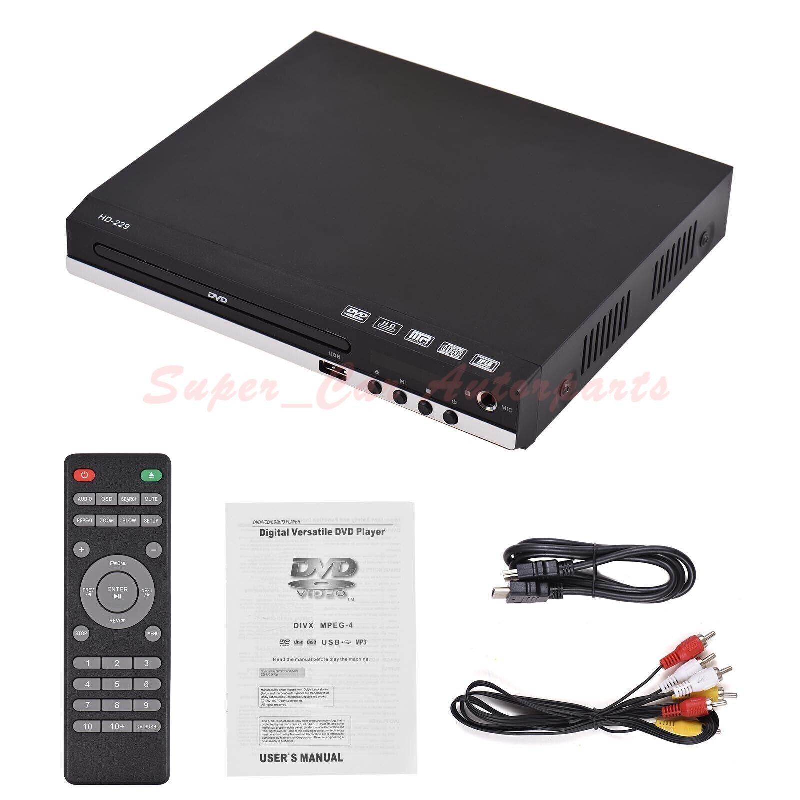 1080p DVD Player All Region Free DVD CD USB Player with HD+RCA Output US C7N0