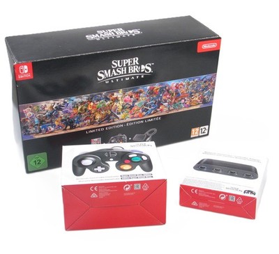 ORIGINALVERPACKUNG - SUPER SMASH BROS. ULTIMATE I LIMITED ED. (OHNE SPIEL / ZUB)
