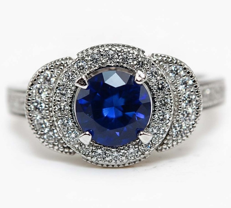 2CT Heat Treated Kyanite 925 Solid Sterling Silver Ring Sz 6 MM4-1