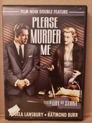 Please Murder Me/A Life At Stake (DVD, 1956)disc only & art #32355 case is extra