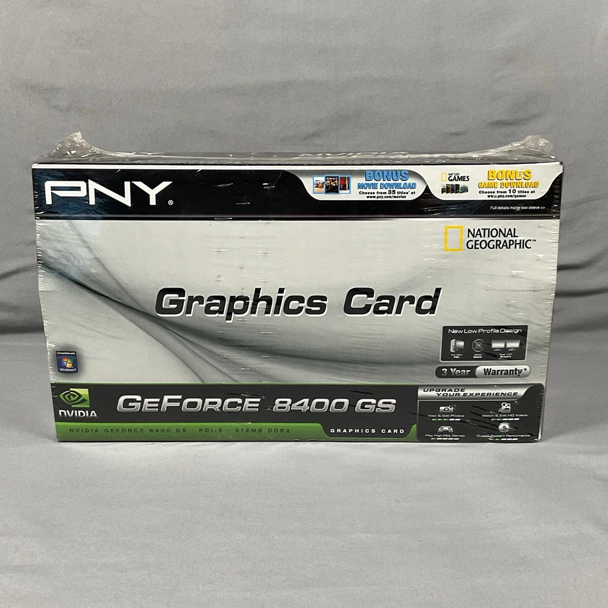 Placa de vídeo - NVIDIA GeForce 8400GS (1GB / PCI-E) - Evga - 01G-P3