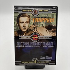 Trapped 1949/ He Walked By Night 1947 DVD  Very Good condition Pre-Owned USA