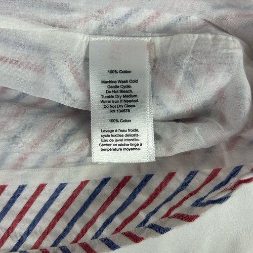 Vineyard Vines Firework Seersucker Tie-Front Dress Red White Blue Lined Size 14 - Bild 13 von 14
