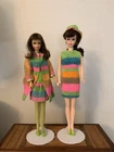 Barbie Vintage Inspired Knit Hit Francie Merry Go Rounders Knit Dress ONLY