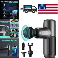 Quiet Percussion Massager for Whole Body Pain Relief Rechargeable Lightweight