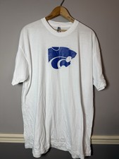 50/50 Team Kansas State Crewneck Tshirt White Men's Size 2XL