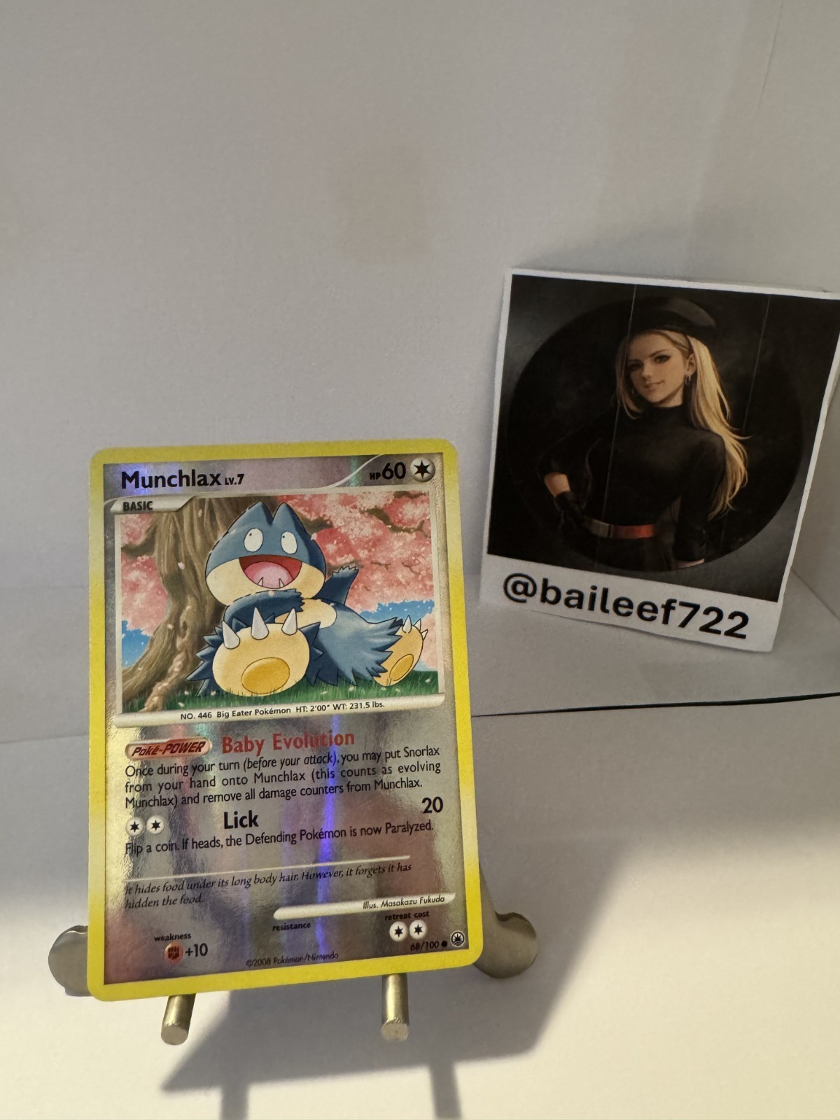 Munchlax 68/100 - Pokémon TCG - Majestic Dawn - Reverse Holo