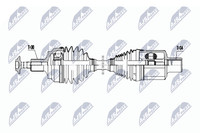 NTY Antriebswelle NPW-ME-060 FüR Mercedes W204 Klasse Model S204 C207 220 CDI