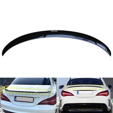 Schwarz Glanz Spoiler Heckspoiler für Mercedes-Benz CLA Coupe C117 W117 2013-19