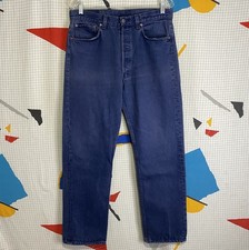 Vintage Levis 501xx Jeans USA Made 32x30 501 80s 1989 Straight Leg Dyed
