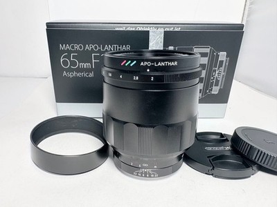 Voigtlander Macro APO-Lanthar 65mm F2 Sony E Lens Boxed