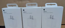 New sealed Lot of 3 Genuine Apple A2305 MHJA3AM/A 20W USB-C Power Adapter White