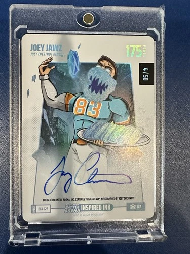 2025 Bo Jackson Battle Arena Joey Jawz “Ice” Auto /50
