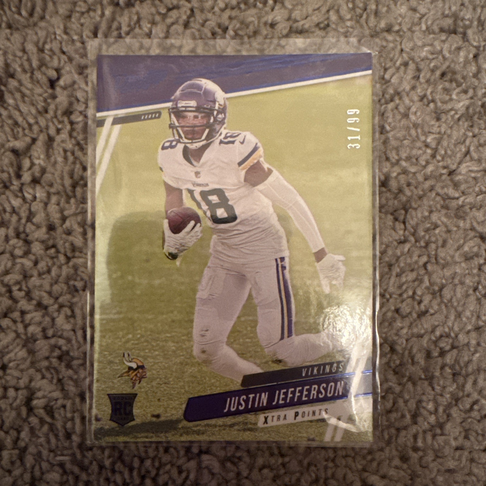 2020 Panini Chronicles Prestige Justin Jefferson RC /99 Minnesota Vikings #317