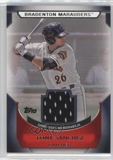 2011 Topps Pro Debut Minor League Materials Tony Sanchez #MM-TS 0f8