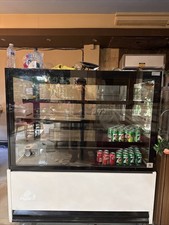 Bottle Fridge Sliding Back Bar Cooler Beer Chiller Display Glass 192L Sterlin...