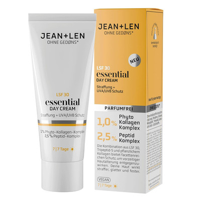Jean & Len Essential Day Cream, Ideal Für Jeden Hauttyp Geeignet, Optimiert Die 