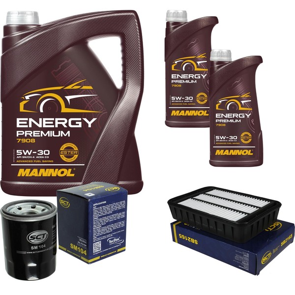 SCT Inspektionspaket 7L Mannol Energy 5W-30 FüR Mitsubishi ASX 2.0I 1.6 Mivec-image