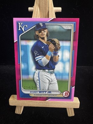 2024 Topps Bowman Bobby Witt Jr. Pink /299 #59 Kansas City Royals