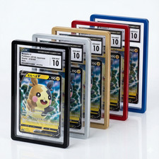 PSA  CGC Graded Card Protector - Aluminum Frame  Tempered Glass Display Case